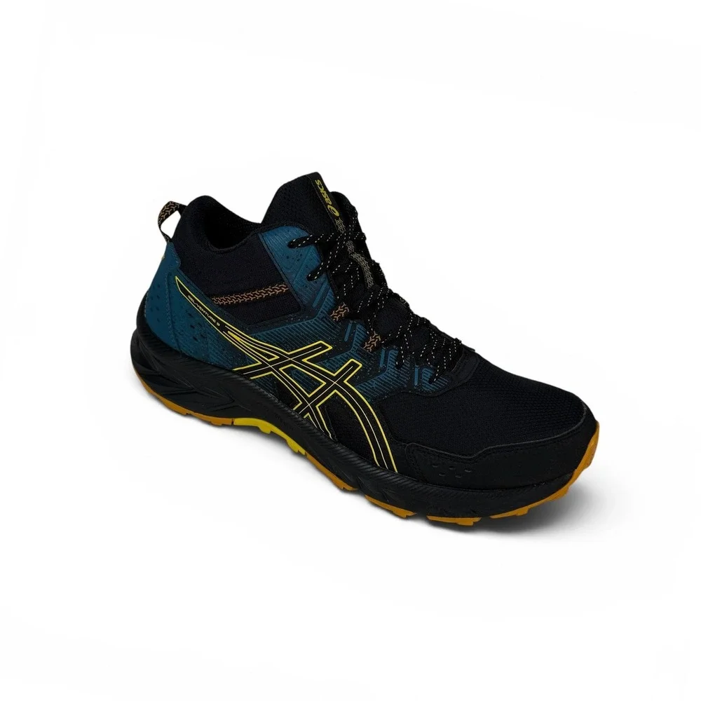 Asics Gel Venture 9 MT Trail‎ Running Shoes Mens 11.5 Black Yellow 1011B487 001